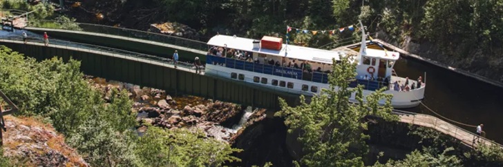 Akvedukten i Håverud lockar hundratusentals turister varje år